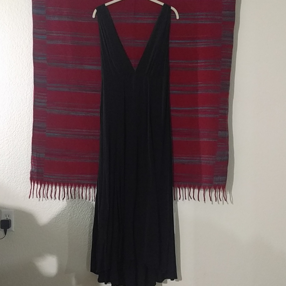 Modern Citizen Linen-Cotton Blend Midi Dress